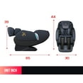 thumbnail image 7 of BestMassage Full Body Zero Gravity Electric Massage Chair,with Wireless Bluetooth Speaker,Black, 7 of 7