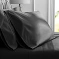thumbnail image 3 of Hotel Style 600 Thread Count 100% Luxury Cotton Pillowcases, King, Greystone, 1-Pair, 3 of 4