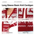 thumbnail image 5 of Uvplove Women Long Sleeve Soft Basic Knit Cardigan Sweater,Christmas Red,3XL,(S-3XL), 5 of 8