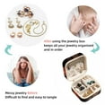 thumbnail image 4 of Thanksgiving Hat Travel Portable Square Jewelry Box Organizer for Rings, Earrings, Necklaces, Bracelets for Girls and Women, 4 of 6