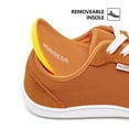 thumbnail image 5 of HOBIBEAR Barefoot Minimalist Shoes Womens Mens | Zero Drop | Wide Width Fashion Sneaker Orange,Women 10/Men 9, 5 of 7