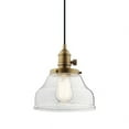 thumbnail image 6 of 1 Light Farmhouse Vintage Mini Pendant Light Fixture with Clear Seeded Glass-Chrome Finish Bailey Street Home 147-Bel-2013872, 6 of 7