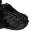 thumbnail image 4 of SHCKE 24" Long Claw Clip Ponytail Extensions Synthetic Curly Wavy Ponytail Hairpiece Jaw Clip Ponytail Extension for Women, 4 of 4