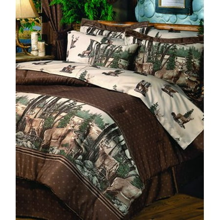 Whitetail Dreams California King Size Comforter Set Walmart Com