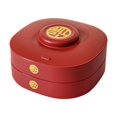 thumbnail image 1 of Lipstore Divided Serving Tray Food Server Snack Platter for Home Dining Room New Year Red, 1 of 8