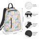 thumbnail image 2 of Balery Zebra Colourful Mochila ligera para hombre y mujer: duradera e impermeable, ideal para la escuela, el trabajo, viajes y uso diario., 2 of 7