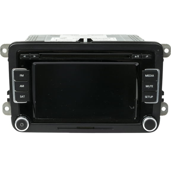 Restored 2012-15 Volkswagen Beetle Passat AMFM SAT Radio 6 Disc CD MP3 Player 1K0035180AD (Refurbished)