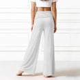 thumbnail image 2 of OGLCCG Girls Wide Leg Yoga Pants Flowy Foldover High Waisted Palazzo Baggy Lounge Trousers Athletic Workout Flare Leggings 5-14 Years, 2 of 5