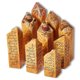 thumbnail image 2 of Wosthever Paquete de 9 estatuas de pilar de árbol de Navidad, figuras de decoración de interior de Navidad, esculturas, columna de letras de Kits de decoración para fiestas, 2 of 6