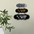 thumbnail image 2 of Designer Life Is Short, Mix It Up Sign (Ivory/Dark Brown) - Small, 2 of 3