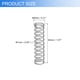 thumbnail image 2 of Uxcell 6Pack Resortes de Compresión, Diámetro de Alambre de 1mm x 8mm OD x 40mm Longitud Resortes de Extensión de Acero Inoxidable, Plata, 2 of 5