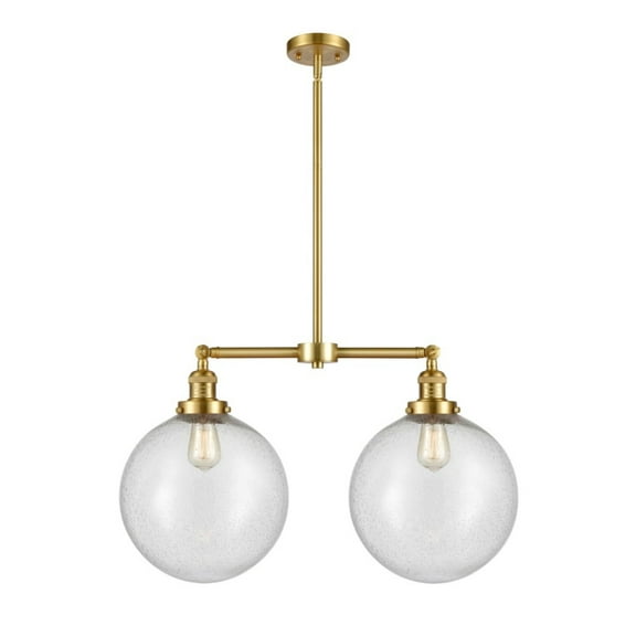 Innovations 209-SG-G204-12 XX-Large Beacon 2 Light Chandelier part of the Franklin Restoration Collection, Satin Gold