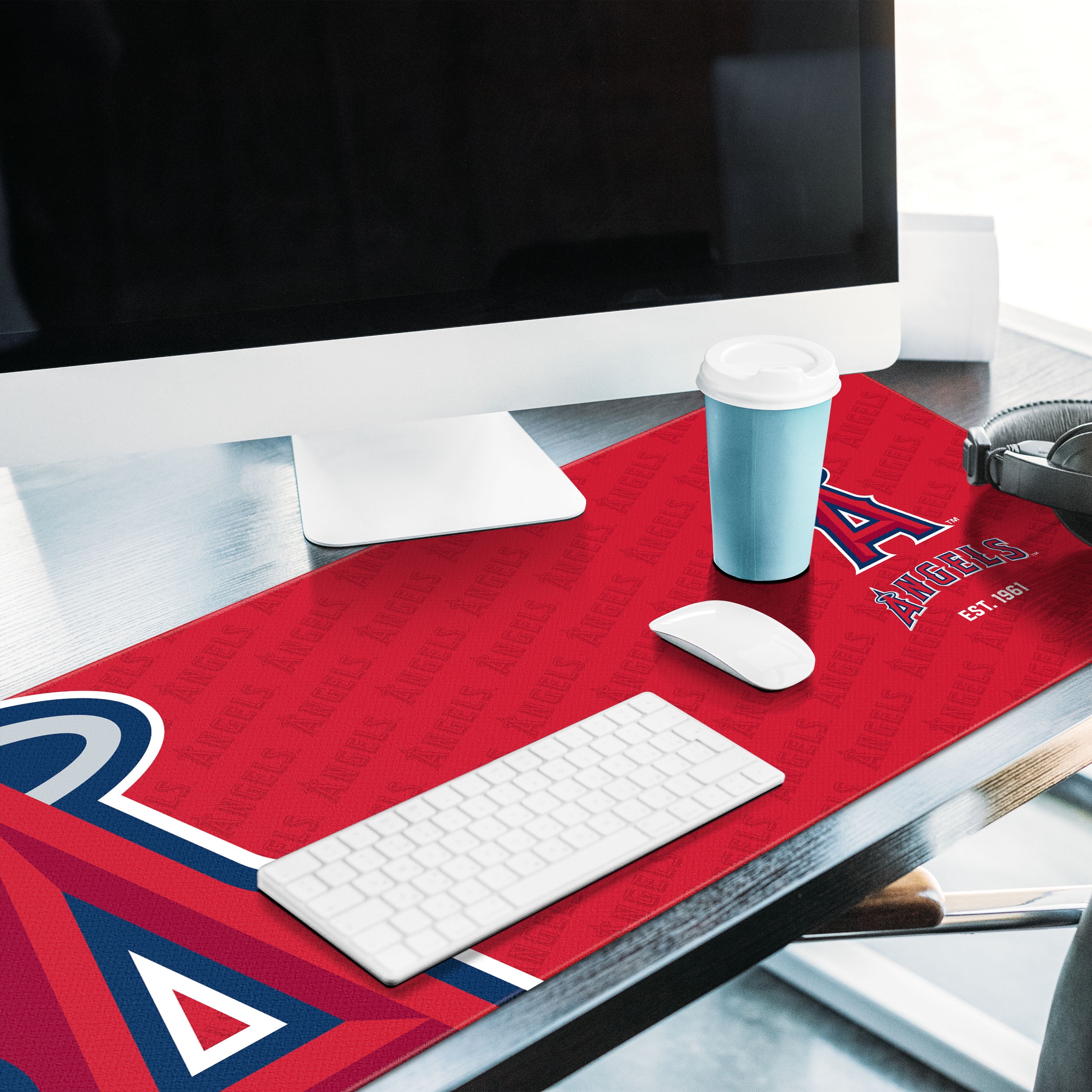 YouTheFan MLB Los Angeles Angels Logo Series Desk Pad