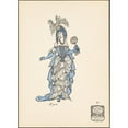 thumbnail image 2 of Ernst Stern 18x24 Gold Ornate Framed and Double Matted Museum Art Print Titled - Najade (1912), 2 of 4