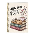 thumbnail image 2 of Ljkilskltr Lined Notebook-2026 2030 Monthly Planner Bound Agenda For Women 5 Year Calendar Planner With Monthly Tabs Reading Themed Cover Organizer For Scheduling & Goal Tracking, 2 of 7
