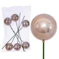 thumbnail image 4 of Vickerman 4" x 18" Oat Pearl Ball Ornament Stick, 6 per bag., 4 of 4