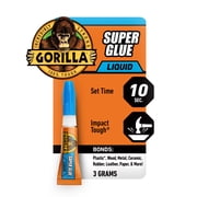 Gorilla Super Glue 3g Tube, Product Net Content Quantity 1