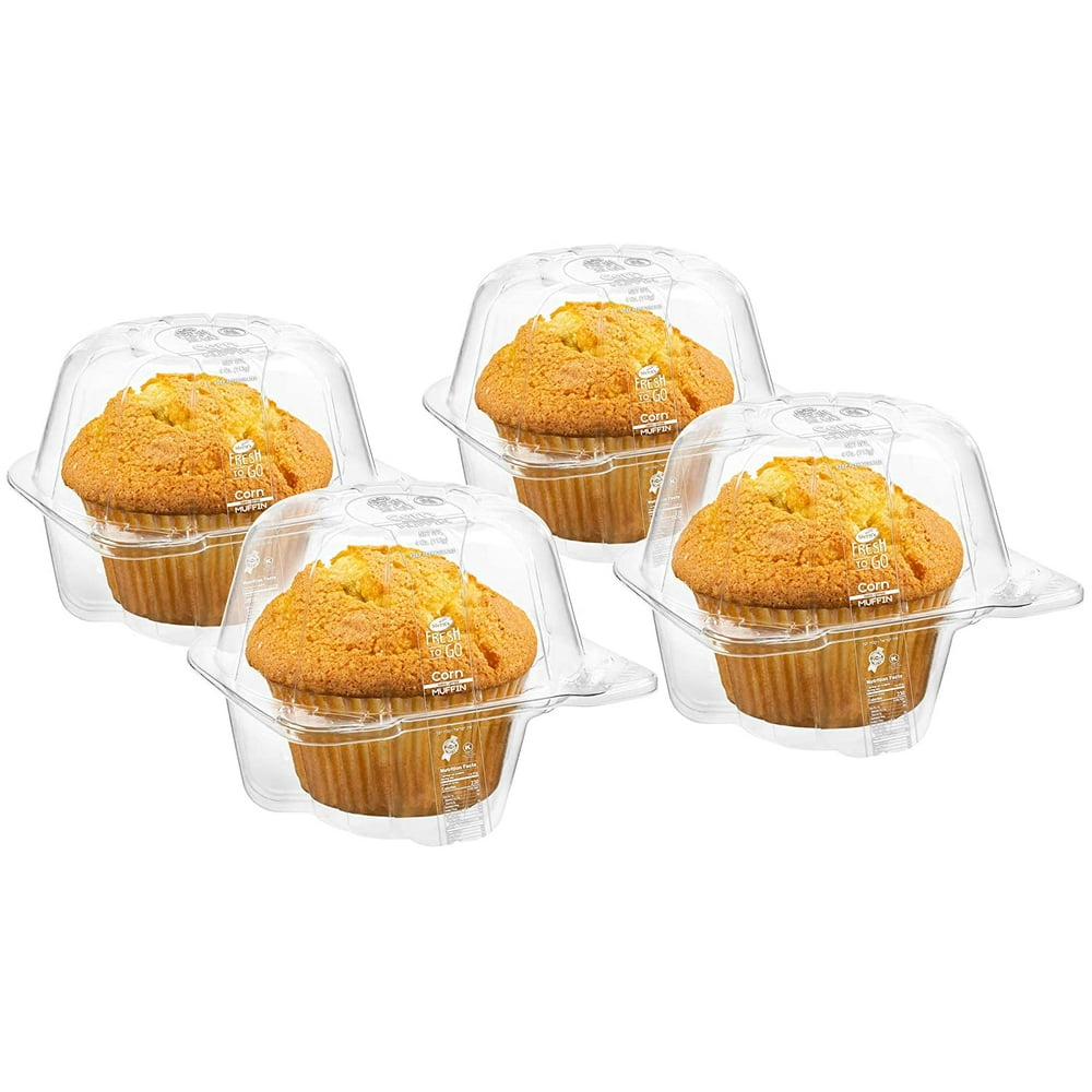 Fresh Bakery Muffins 4 Individually Wrapped Muffins Included