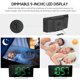 thumbnail image 5 of Despertador Irfora Radio reloj despertador digital con atenuador de alarma dual Pantalla LED de 9 pulgadas Radio FM Temporizador de apagado Volumen ajustable Snooze 2 puertos de carga U Irfora Despertador, 5 of 5