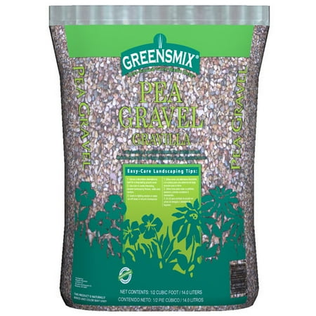 Greensmix 5 Cu Ft Pea Gravel - Walmart.com