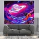 thumbnail image 2 of Tapices de Pared Tapices de Luna Psicodélica Tapices de Sol y Luna Celestial Dormitorio, Salón oso de fresa Hogar, 2 of 3