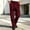 #0096-Wine, variant on Ceisia Men Corduroy Pleated Wide Leg Pants High Waist Loose Casual Dress Trousers Gray XL Gift