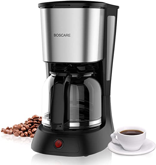 BOSCARE 10 Cup Coffee Maker with Glass 