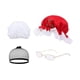 thumbnail image 4 of Peluca de señora Santa Claus Perfecl con sombrero de Navidad y accesorios, 4 of 8