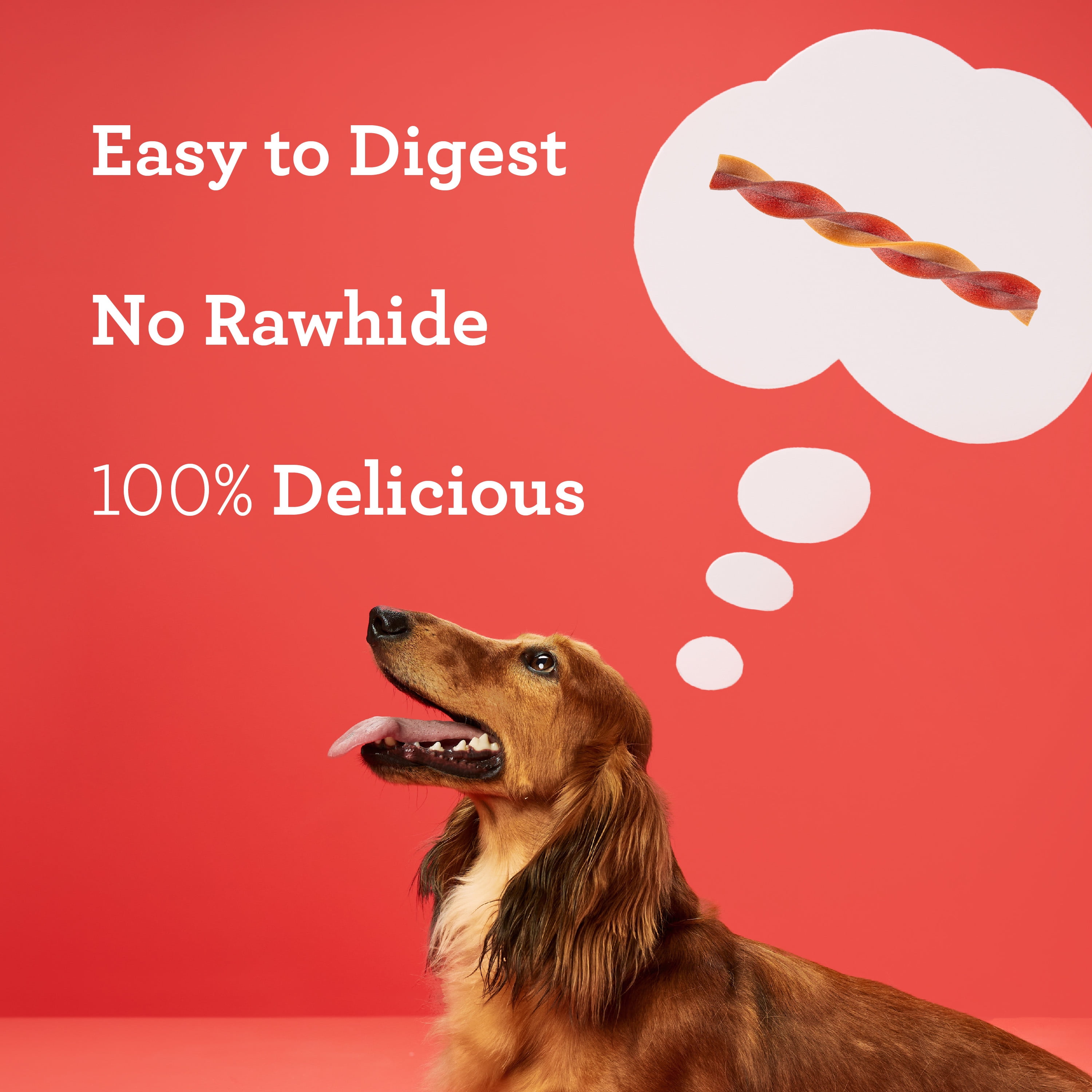 (5 pack) DreamBone Triple Flavor Swirlz with No Chicken Added, Rawhide-Free Dog Chews, 25 Count