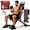 Black, variant on BAOKALER Adjustable Weight Bench, Adjustable Workout Bench with Resistance Bands, Multi-Function Strength Training Bench Press Exercise Equipment for Home Gym