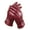 Red, variant on Deago Women's Classic Gloves Driving Winter Warm Nappa Leather Gloves