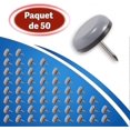 thumbnail image 2 of Glides For Chair Legs. 50 Pack 19mm Glides Easy To Fit Chair Legs, For Indoor Use To Protect Floors From Table Legs, 2 of 5