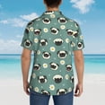 thumbnail image 6 of Fotbe Cute Puppy Hawaiian Shirt for Men Unisex Summer Beach Casual Short Sleeve Cotton Linen Button Down Shirts-XX-Large, 6 of 9