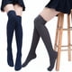 thumbnail image 1 of Bienvenido Calcetines de moda Medias largas hasta el muslo, Medias por encima de la rodilla, Calcetines de algodón para niñas, 1 of 5