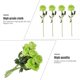 thumbnail image 5 of unbranded 8Ud Rosas Artificiales De Seda Verde Claro Para Romántica De Bodas Y Eventos, 5 of 6