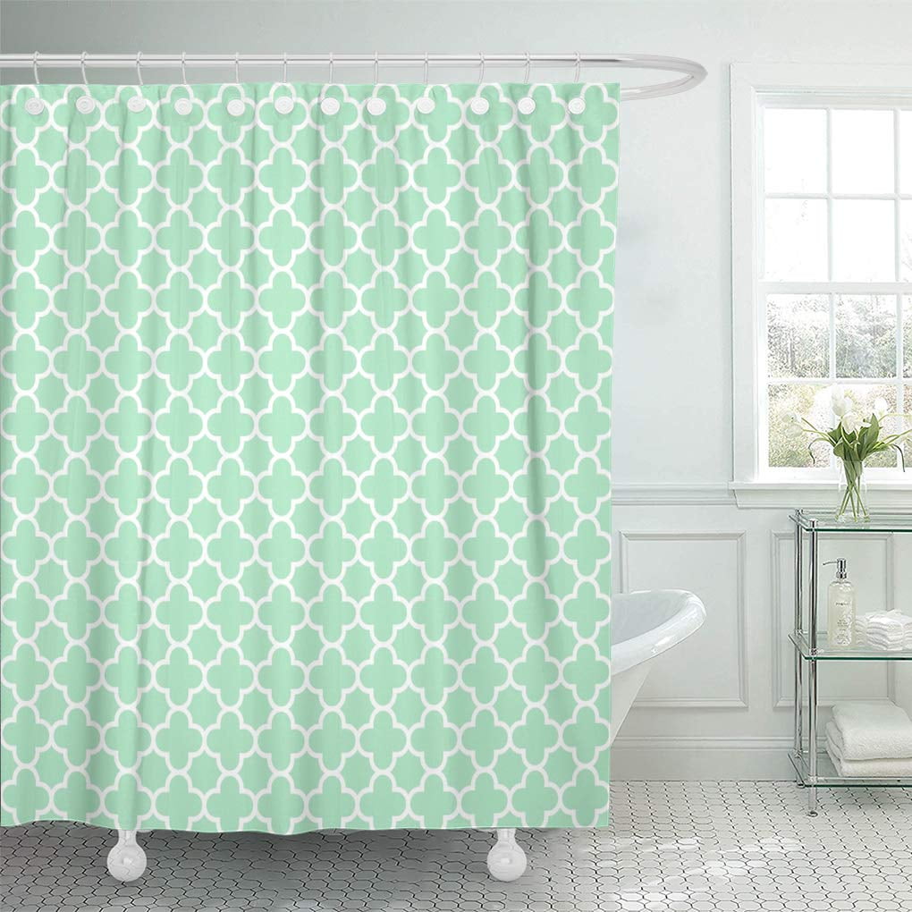 CYNLON Green Wedding for Light Mint Quatrefoil Pattern 300 Baner