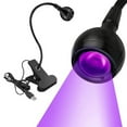 thumbnail image 3 of YOPTOP Lampe de Bureau LED UV Ultraviolette Lampe de Polymérisation Gel UV avec 4 Modes Lumière Noire UV Luminosité à Intensité Réglable Lampe à Col de Cygne Flexible avec Pince de Tuyau à 360°, 3 of 11