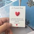 thumbnail image 3 of Pocket Hug Heart With Greeting Cards,Pocket Heart Lovely Valentine'S Day Special Gift,Birthday Anniversary Wedding Party Family Home And Room Decor, 3 of 9
