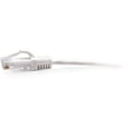 thumbnail image 2 of C2G 7ft (2.1m) Cat6a Snagless Unshielded (UTP) Slim Ethernet Patch Cable, White, RJ45, M/M, 2 of 2