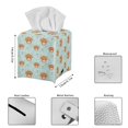 thumbnail image 5 of ZUXONGSY Highland Cow Square Tissue Box Cover 2 Pieces PU Leather Household Tissue Holder Waterproof Tissue Cover Easy to Clean Paper Towel Box Cover for Women Gifts for Mom, 5 of 7