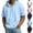 Sky Blue, variant on Chiccall Mens Quick Dry Workout Shorts with Zipper Pockets Summer Solid Lightweight Drawstring Elastic Waist Shorts Blue