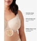 thumbnail image 2 of Bra Wacoal 853192, ligeramente acolchado, cobertura total, 38D, negro, 2 of 4