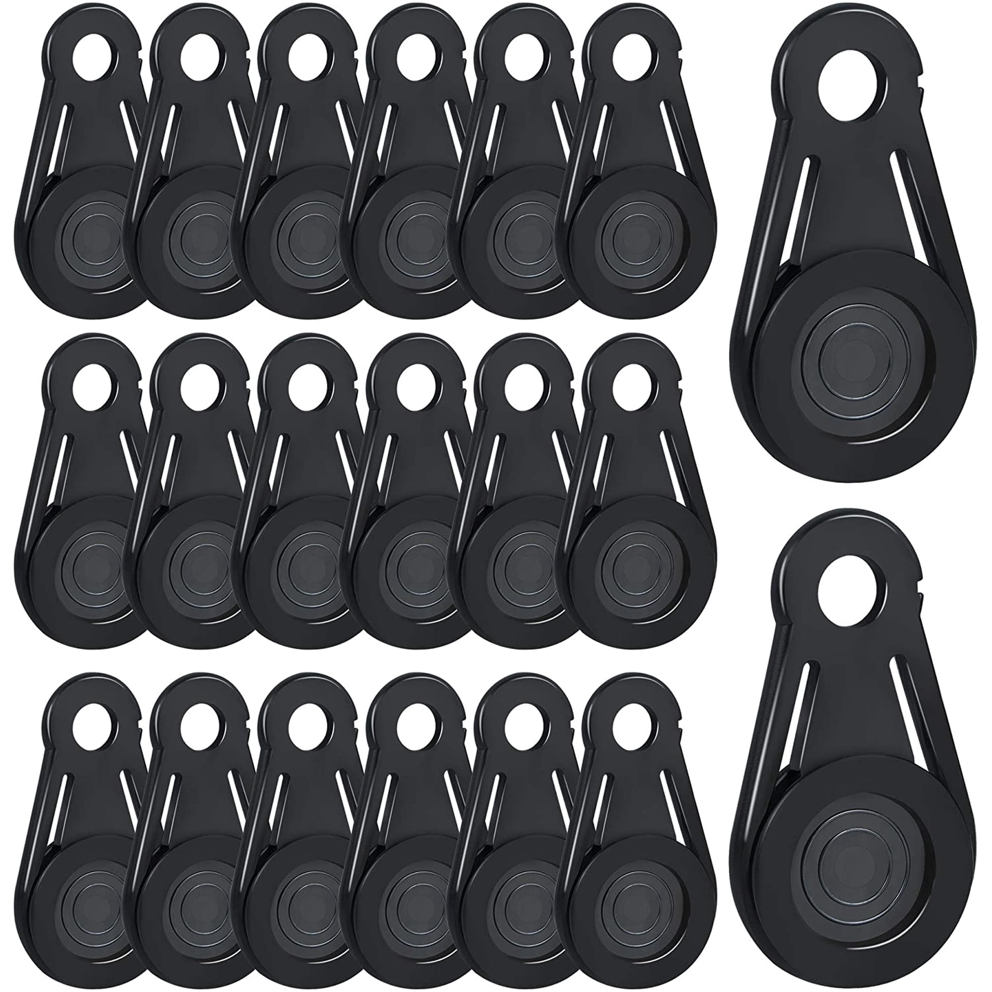 Lot De 20 Pinces De Bâche Bleues – Clips Solides Pour Tentes, Auvent, Piscine, Bannière – Fixation Rapide & Durable