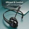 thumbnail image 3 of Auriculares Bluetooth Sarevile para oficina y camioneros con adaptador USB, 3 of 7