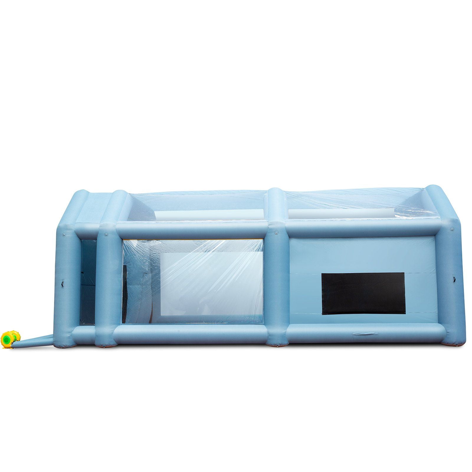 HCY Inflatable Paint Booth, 23x13x8.5ft Inflatable Spray Booth, High Powerful 480W+750W Blowers Spray Booth Tent, Car Paint Tent Air Filter System for Car Parking Tent Workstation Motorcycle Garage