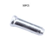 Angle View: Bicycle Line Tail Cap Inner Cover Shifting Brake Wire Core Cap Tail Cap 50pcs silver