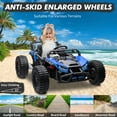 thumbnail image 3 of CazToi 24V Ride On UTV, Battery Powered Electric UTV with Remote Control, Off-Road Kids Electric Vehicle with 4 Shock Absorbers, 4 Mph High Speed, Music Player for Kids Ages 3+, 3 of 7