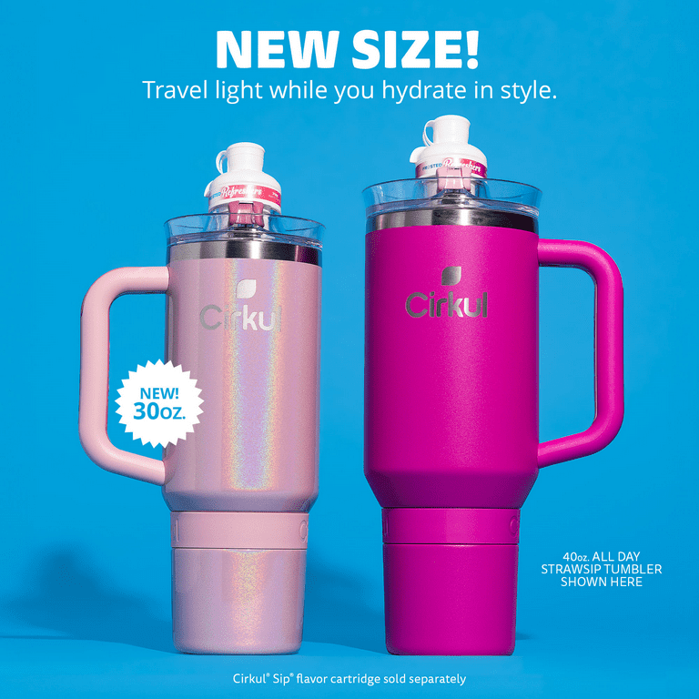 Cirkul 30oz Travel StrawSip Double-Wall Insulated Stainless