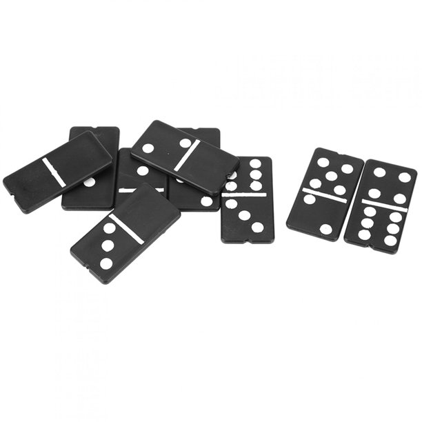 Dominoes 28, Juego de Cartas de dominó de plástico, para Adultos, ni?os, Juegos de coordinación de Manos y Ojos para ni?os, Uso al Aire Libre, imaginación, Pensamiento y Creatividad Unbranded TJ17765