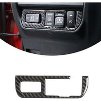 TINKI Fit for Tacoma 2015 2016 2017 2018 2019 2020 2021 2022 2023 Soft Carbon Fiber Car Interior Accessory,Central Control Rear Tail Window Switch Decorative Sticker
